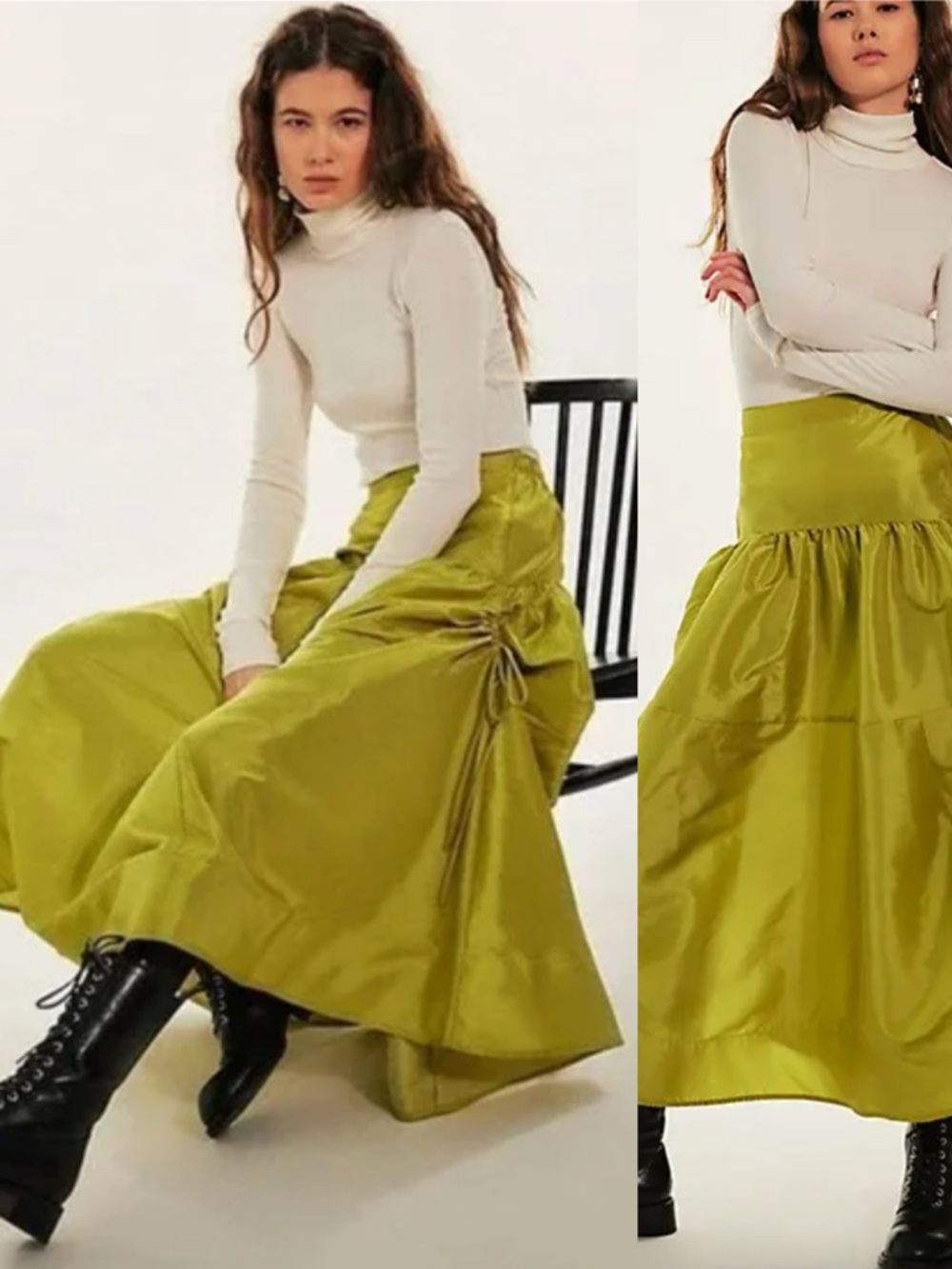 NEW FREE PEOPLE LENTIL SPROUT GREEN EMERY DROP WAIST MIDI
❤️ NWOT - Picture 2 of 7